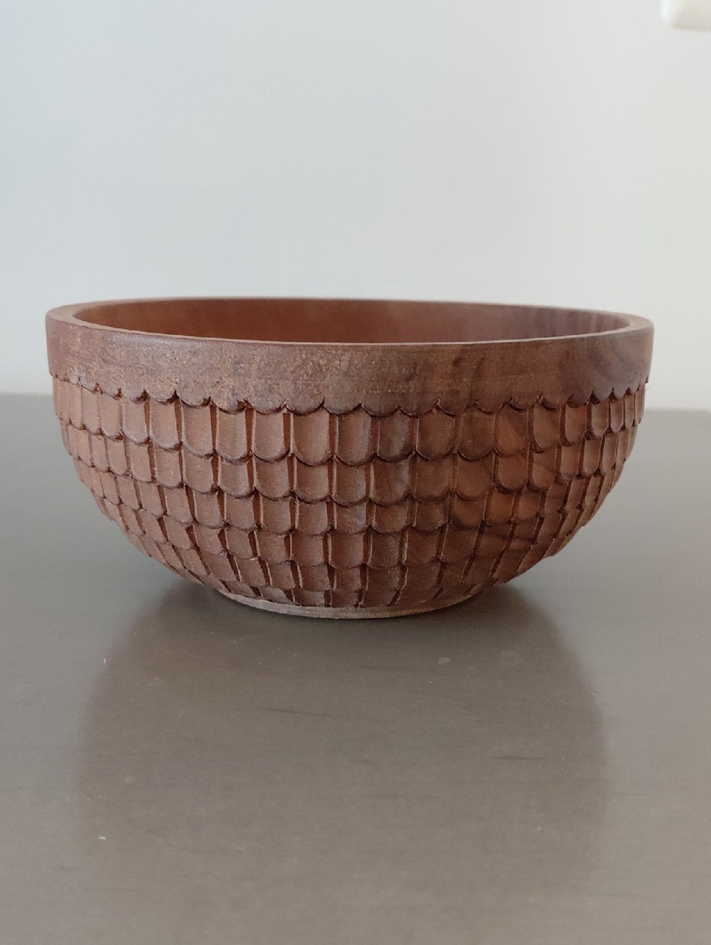 Hand-Carved Small Wooden Bowl - Rustic Home Art